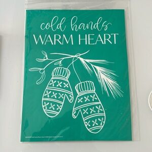 Cold hands, warm heart transfer